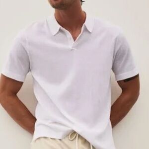 James Perse Men’s 100% Cotton Polo Shirt